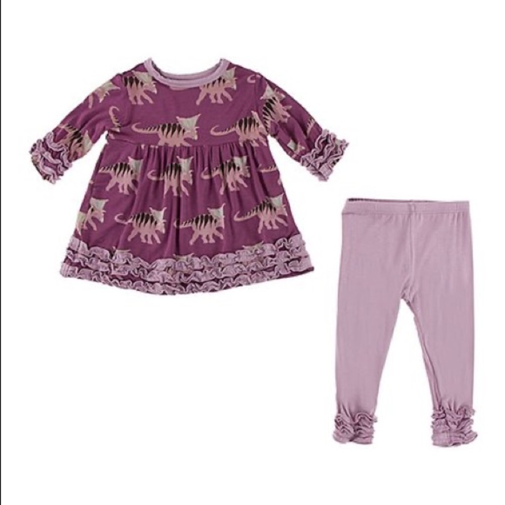 Kickee pants dinosaur set 18-24 months